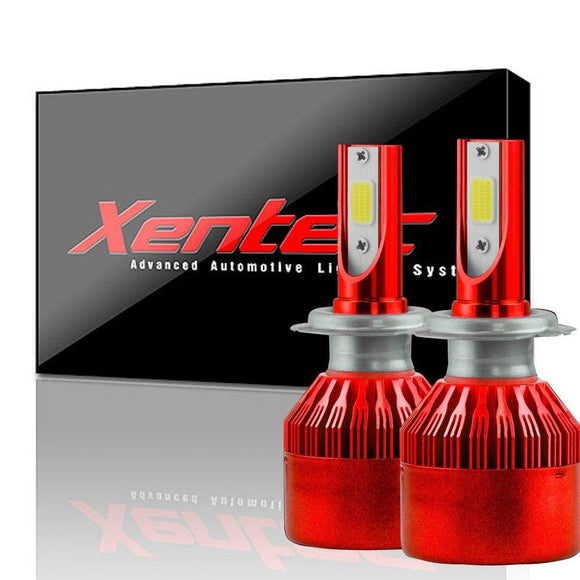 XENTEC C6 LED headlight bulb conversion kit (1 pair bulb, ultrawhite, 32W 3300lm) ALL SIZES